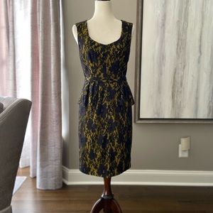 BCBG MAXAZRIA Etna Lace Peplum Dress - Sz 6